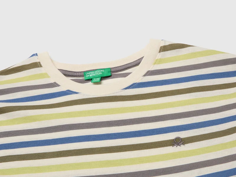 Gestreiftes T-Shirt aus Bio-Baumwolle