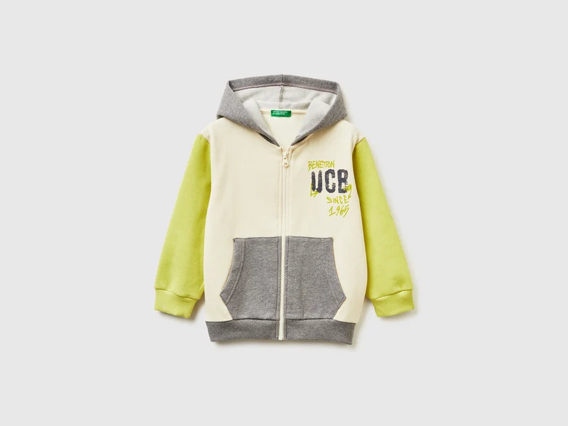 Kapuzenjacke mit Reißverschluss