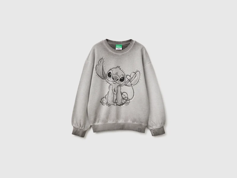 Oversize-Sweatshirt mit ©Disney Lilo & Stitch-Print