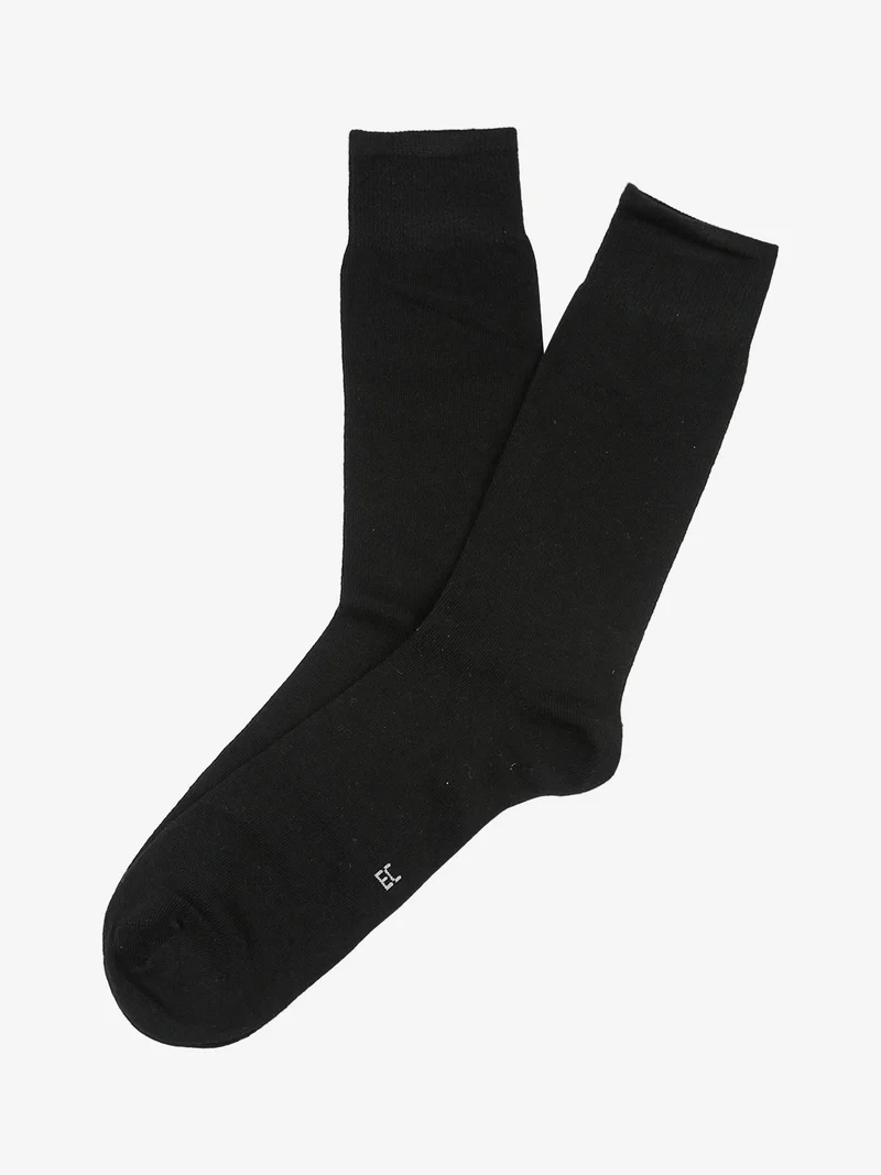 Calze corte uomo in misto cashmere - nero