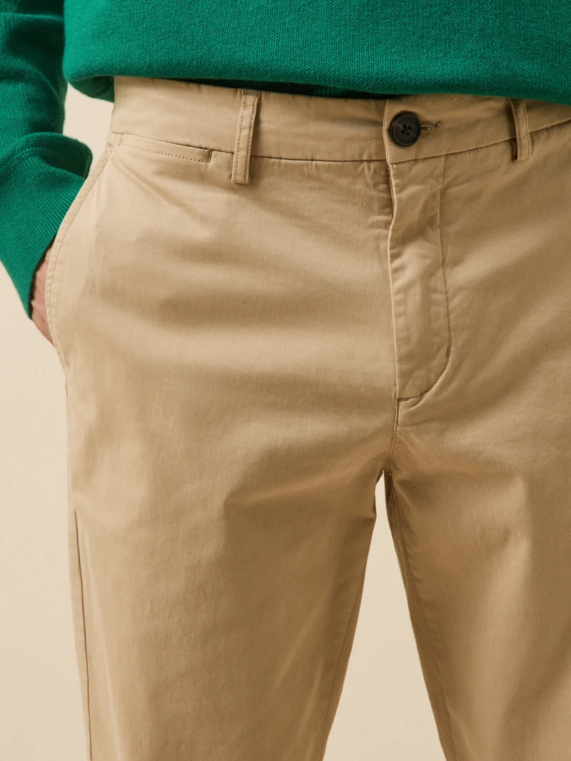 Herren-Chinohose aus Gabardine