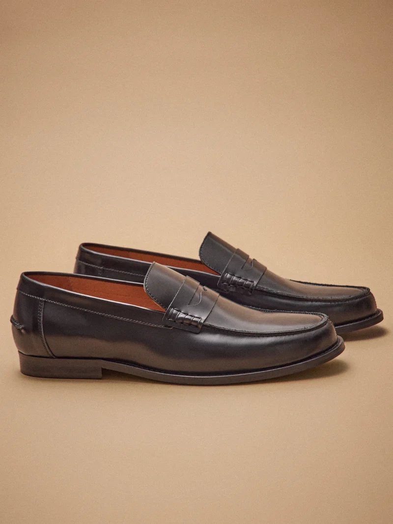 Herrenslipper aus Leder
