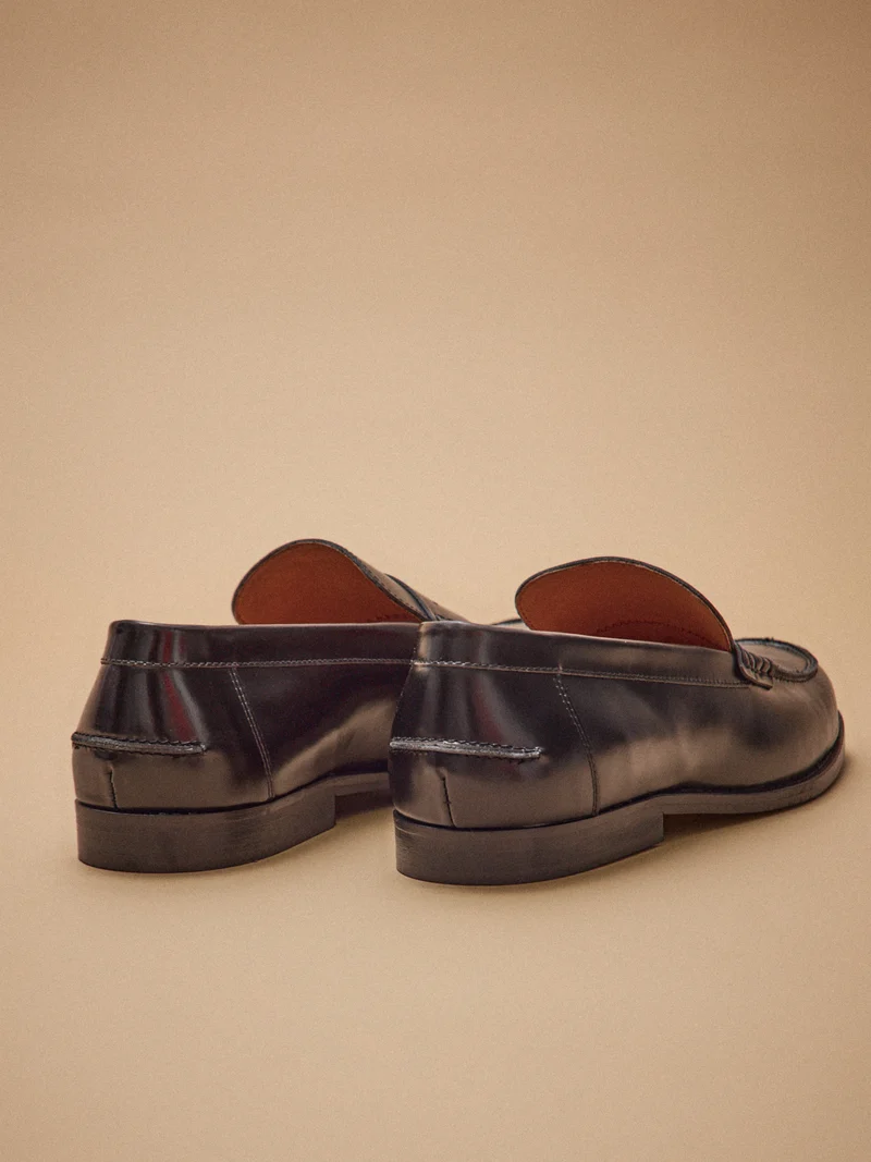 Herrenslipper aus Leder