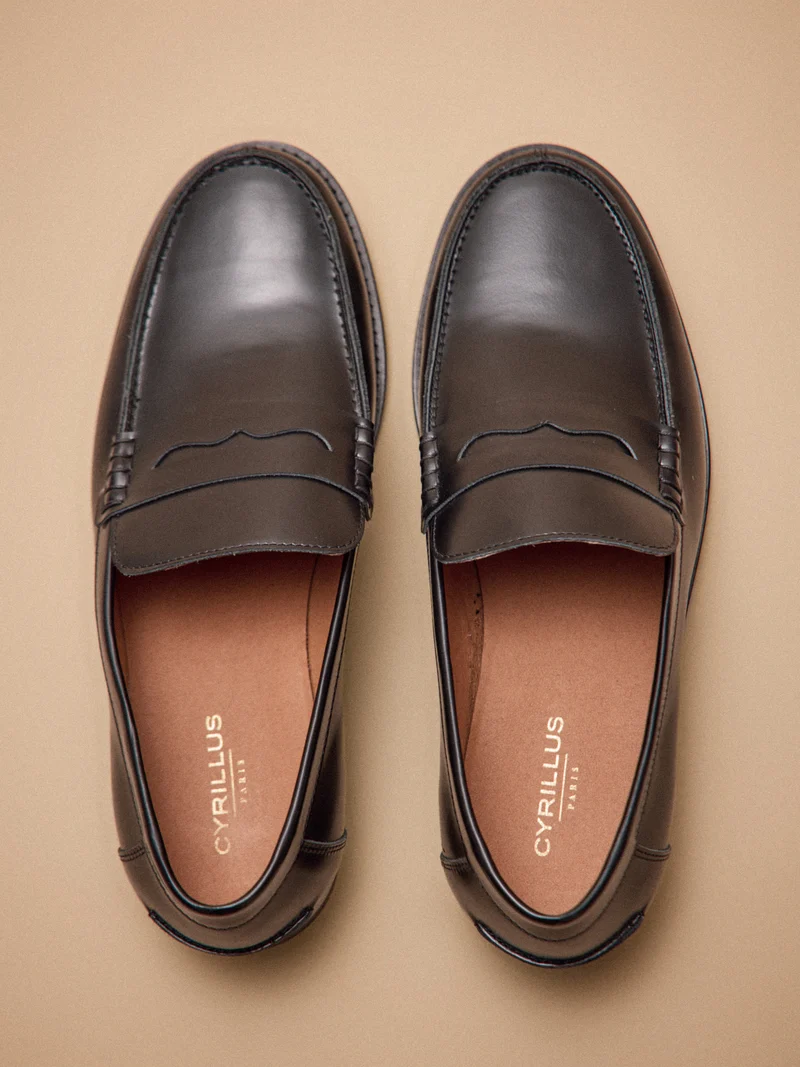 Herrenslipper aus Leder