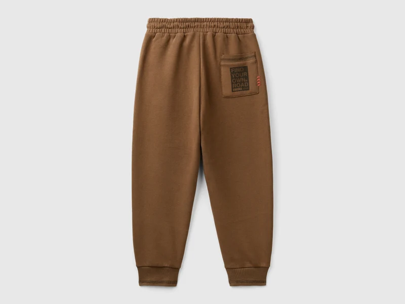 Warme Sweatstoffhose mit Print