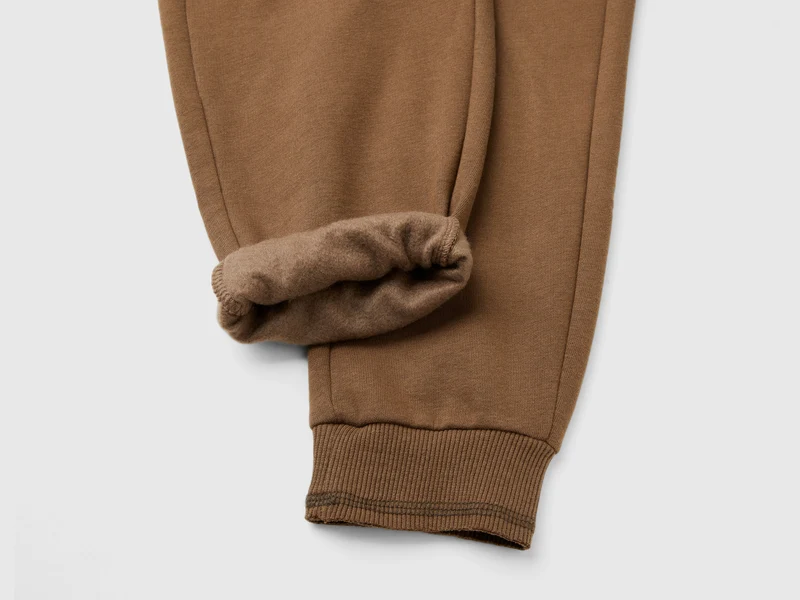 Warme Sweatstoffhose mit Print