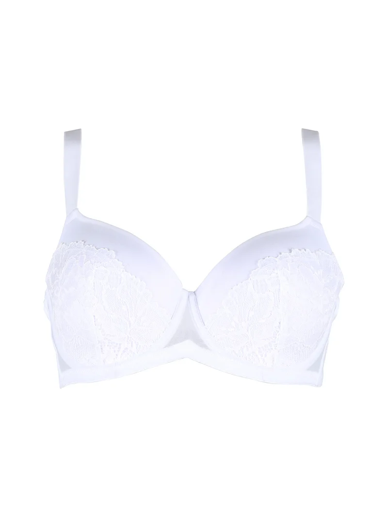 PRISCILLA Reggiseno a balconcino con feretto coppa C - bianco