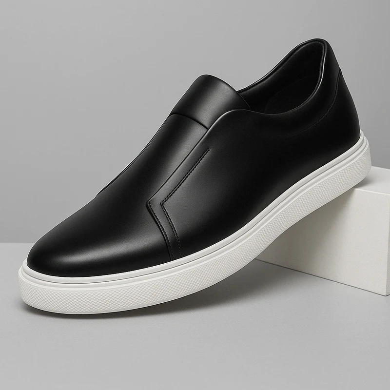 Elegant Leather Slip-On Shoes
