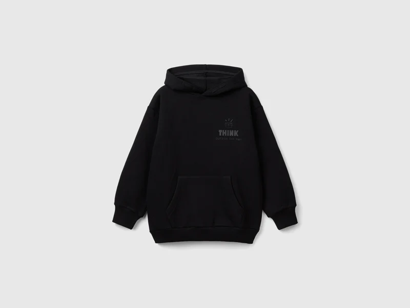 Sweater mit verdicktem Druck