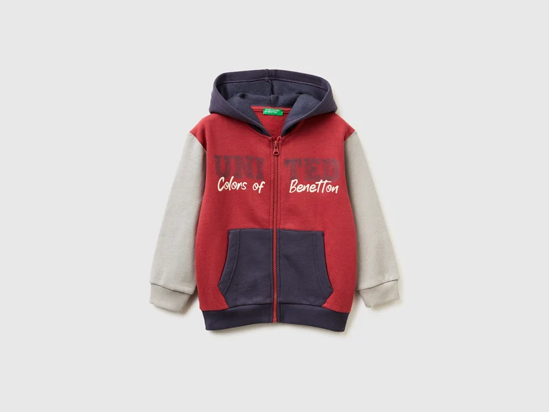 Kapuzenjacke mit Reißverschluss