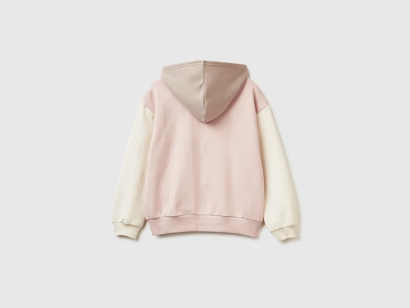 Sweatshirt mit Reißverschluss und Pailletten