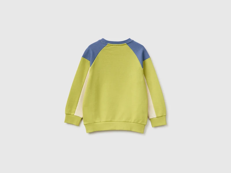 Sweatshirt mit geschlossenem Farbblock