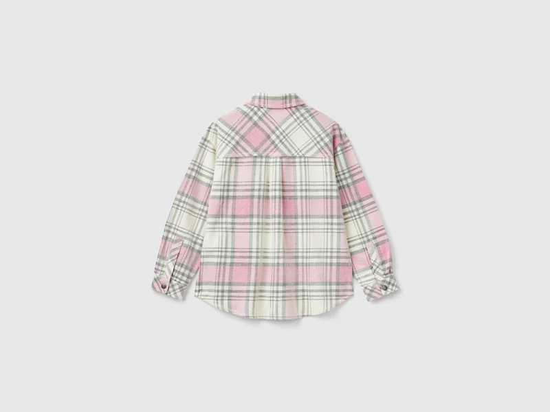 Tartan-Hemd aus Samt
