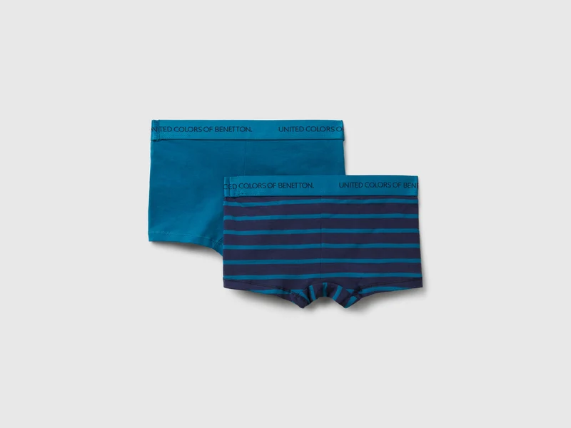 Zwei Boxershorts aus Stretch-Baumwolle