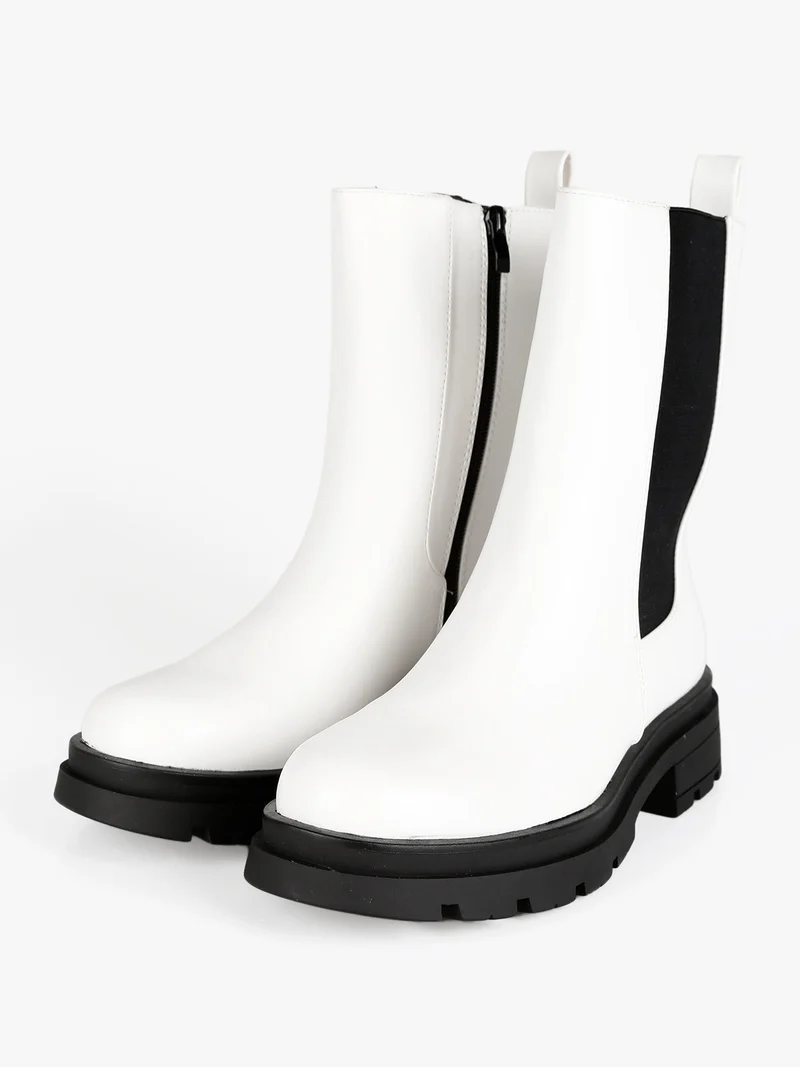Stivaletti chelsea - bianco