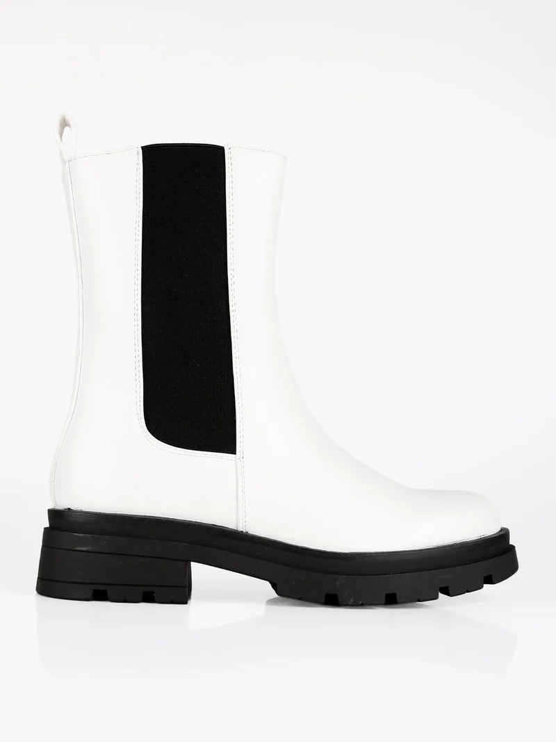 Stivaletti chelsea - bianco