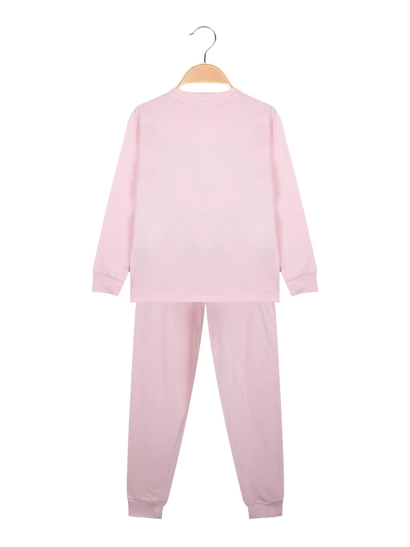 Minnie Pigiama lungo da bambina in cotone - rosa