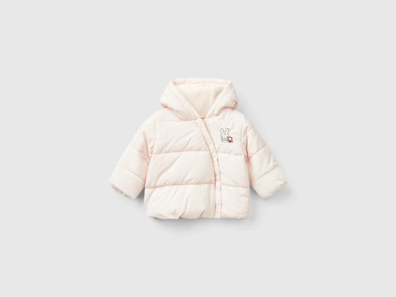 Wattierte Jacke mit Kapuze