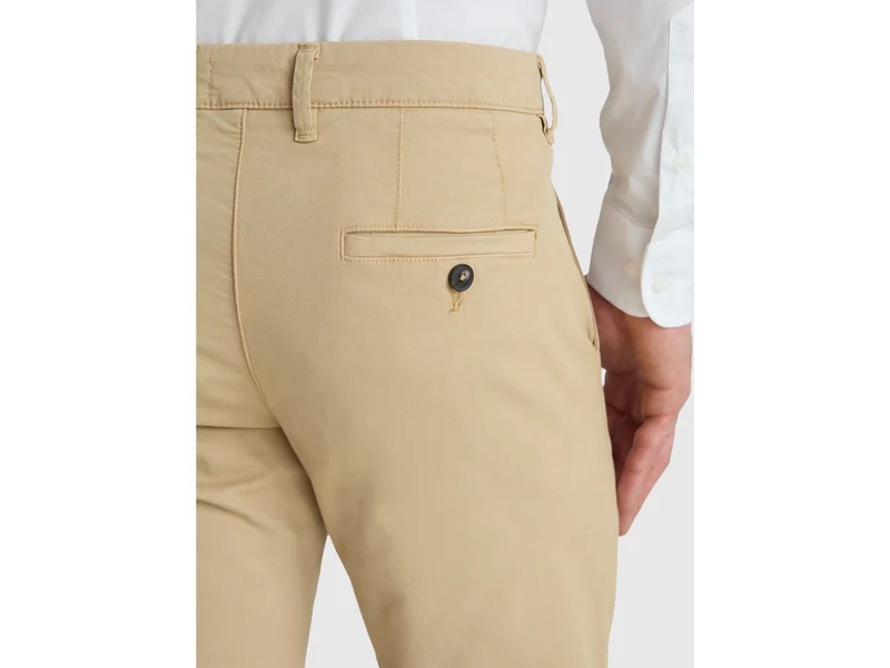 Beige Chinos im Slim Fit
