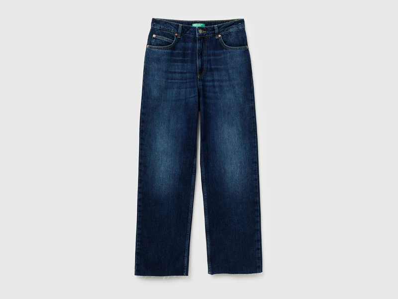 Cropped-Jeans im Daddy-Fit