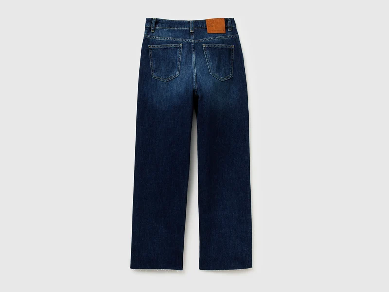 Cropped-Jeans im Daddy-Fit