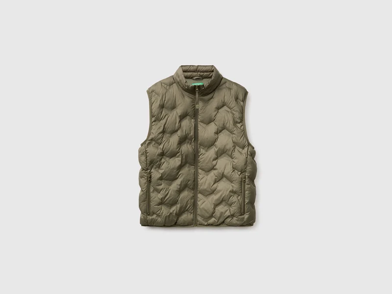 Wattierte, ärmellose Jacke