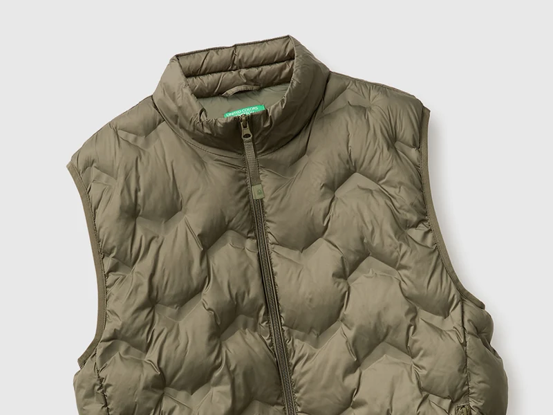 Wattierte, ärmellose Jacke