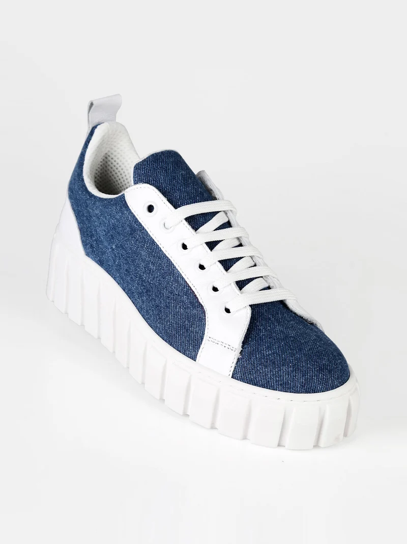 Stella Sneakers donna con platform - jeans