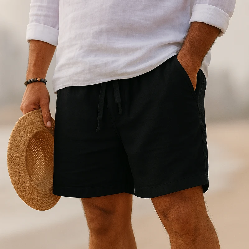 Elegant Linen Shorts