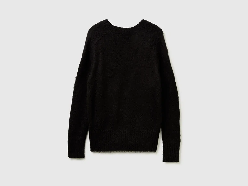 Warmer Pullover aus Mohairmischung