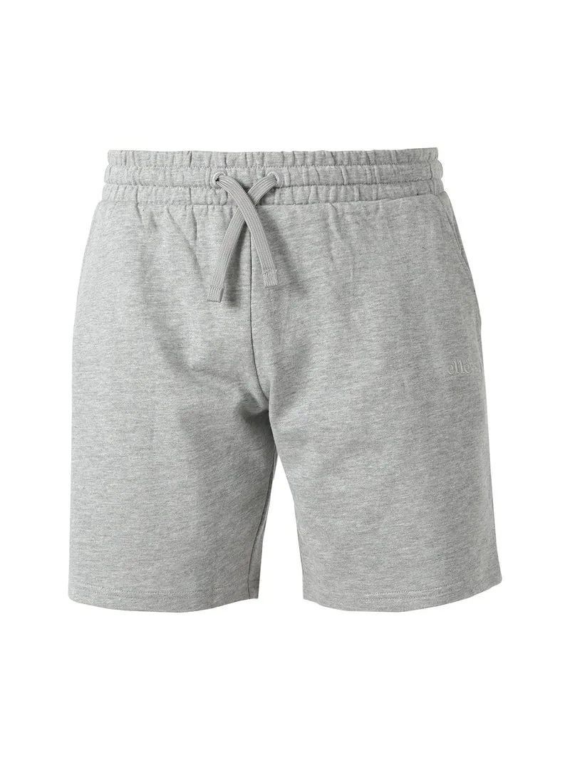 Bermuda da uomo in felpa con coulisse - grigio