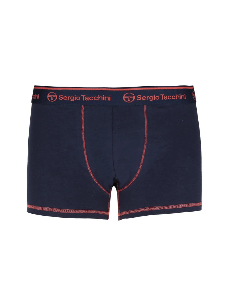 Boxer da uomo in cotone - blu scuro