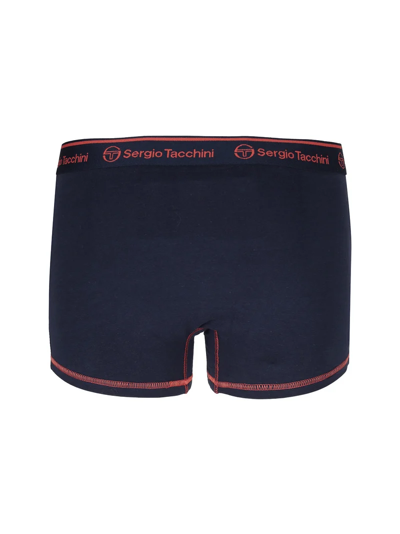 Boxer da uomo in cotone - blu scuro