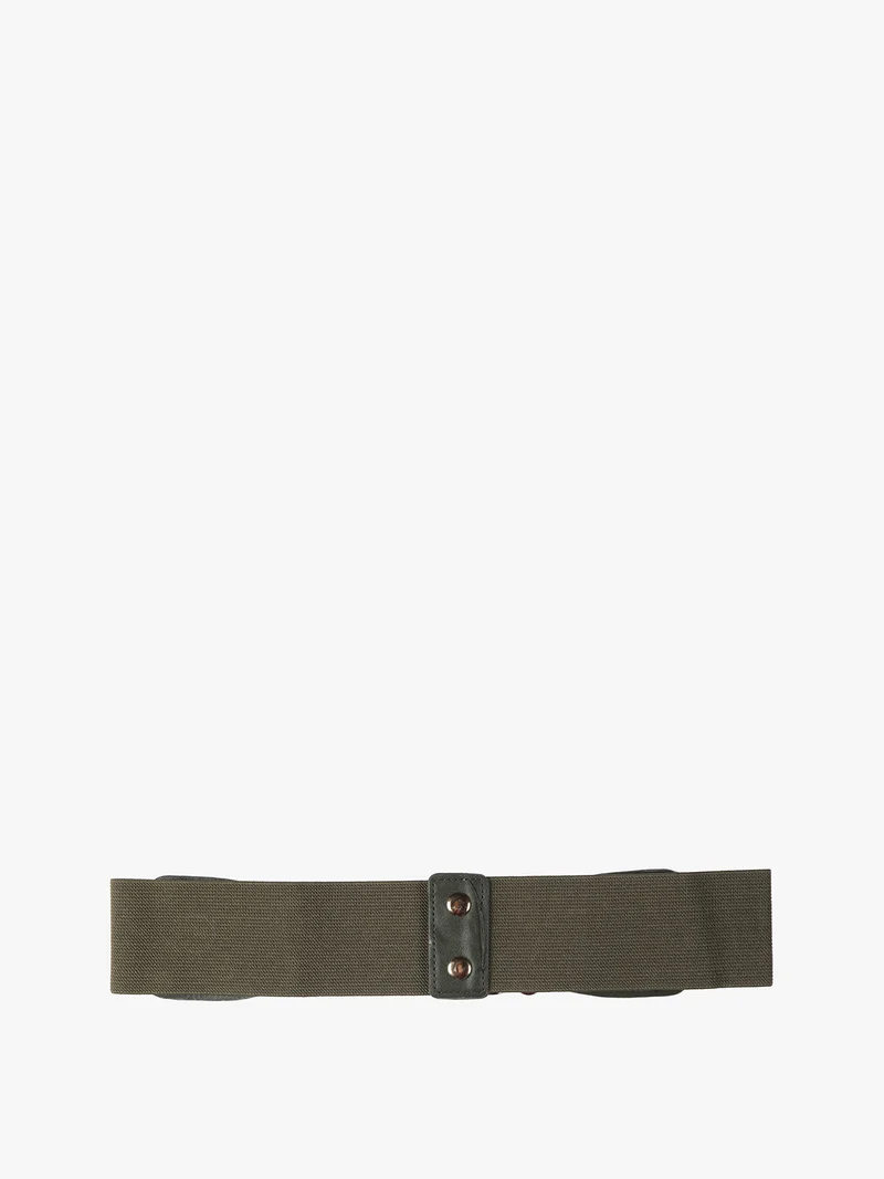 Cintura stringivita da donna a catena - verde scuro