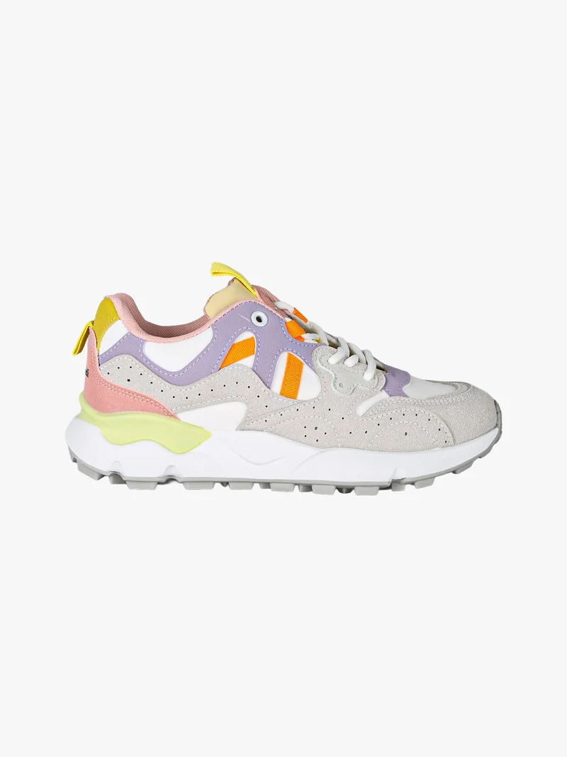 Sneakers stringate da donna - ghiaccio