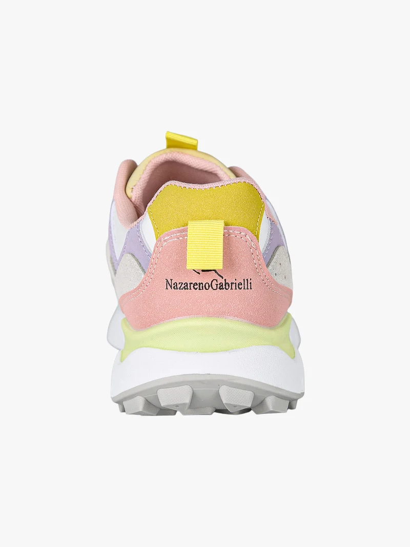 Sneakers stringate da donna - ghiaccio