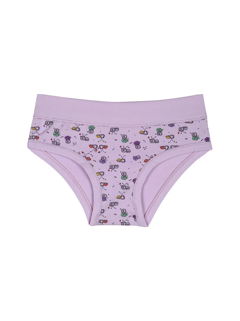 Slip da bambina in cotone - lilla