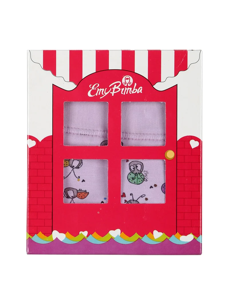 Slip da bambina in cotone - lilla