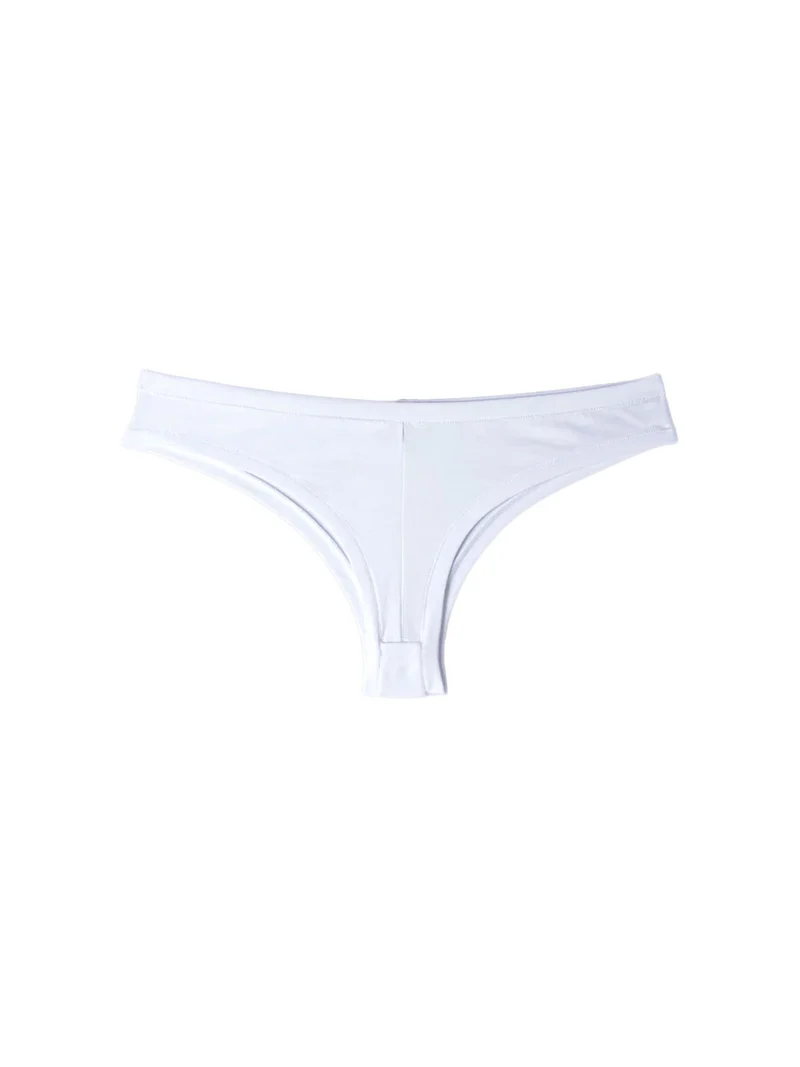 1447 Brasiliana donna in cotone biologico - bianco