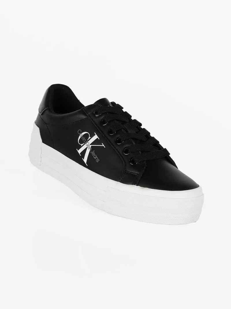 VULC FLATFORM BOLD Sneakers in pelle donna con platform - nero