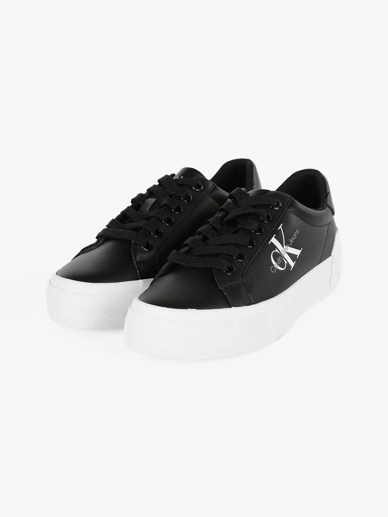 VULC FLATFORM BOLD Sneakers in pelle donna con platform - nero