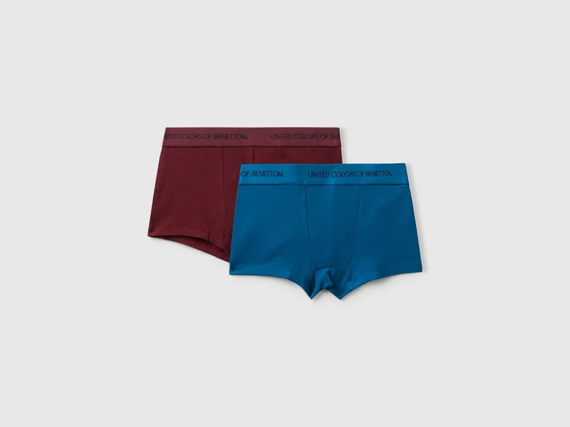 Zwei Boxershorts mit Logo-Gummizug