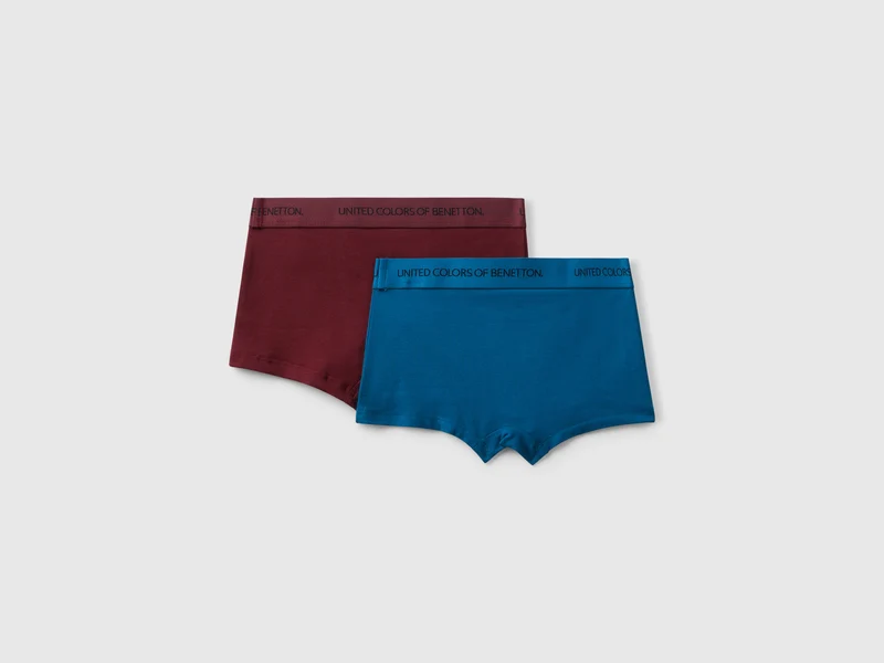 Zwei Boxershorts mit Logo-Gummizug