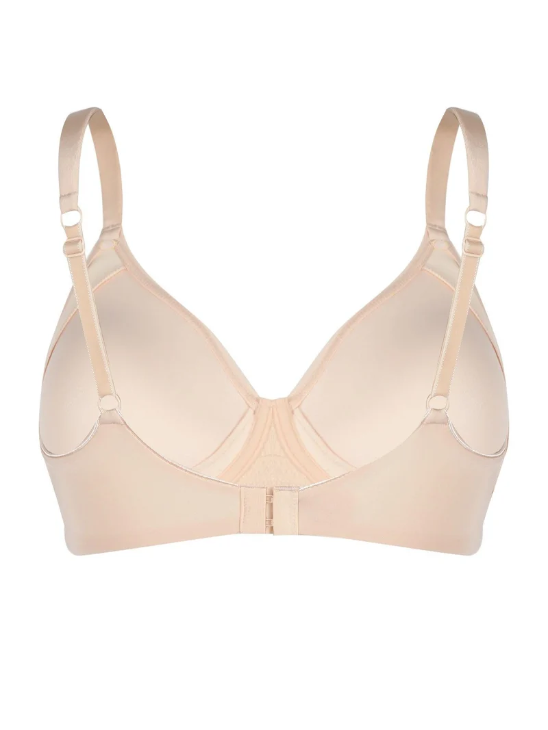 PLUS 2546 Reggiseno senza ferretto COPPA D - cipria
