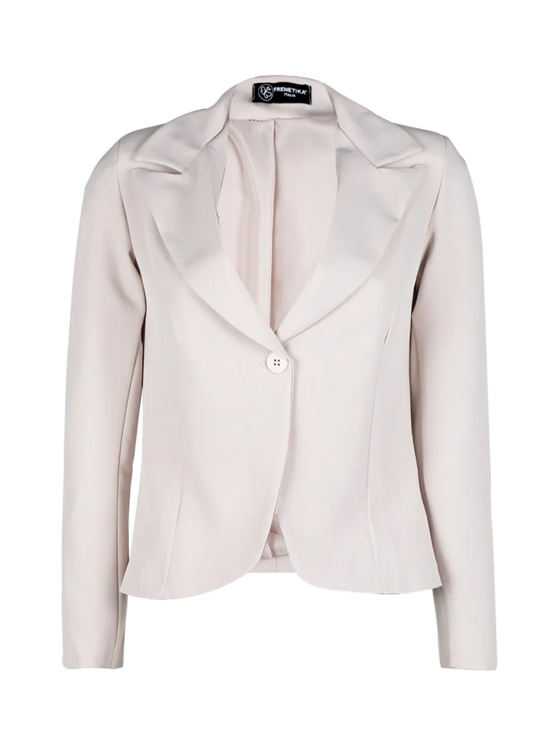 Blazer donna monobttone - beige