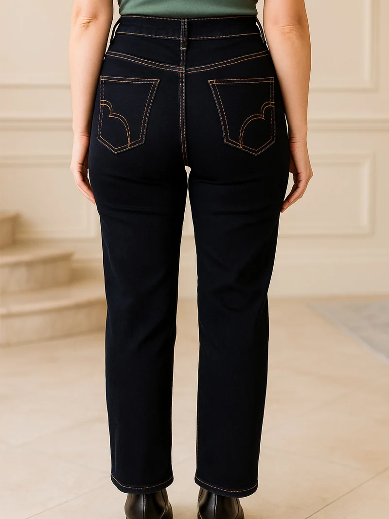 Jeans donna regular fit - blu scuro