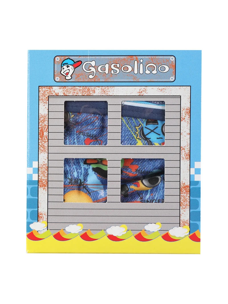 Slip da bambino con disegni - jeans