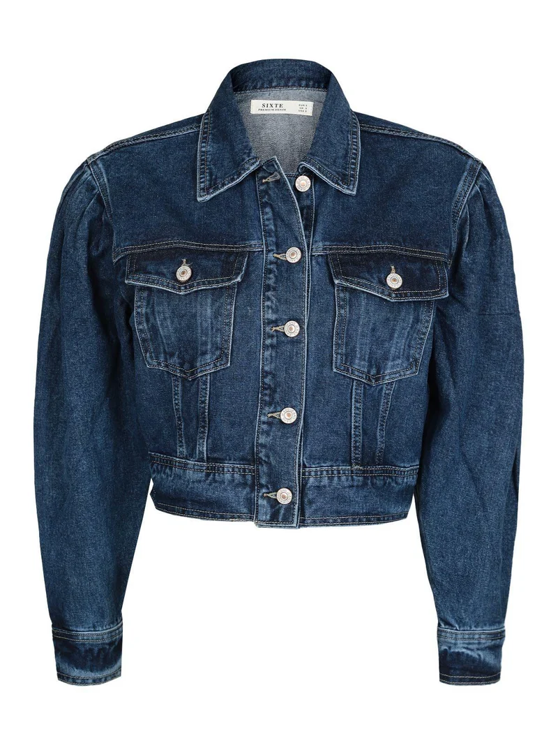 Giacca denim corta oversize - jeans