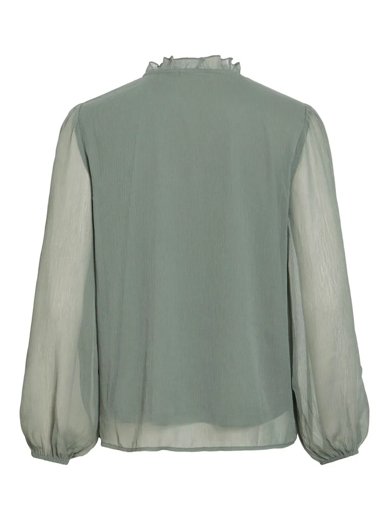 VIFALIA V-NECK TIE L/S TOP