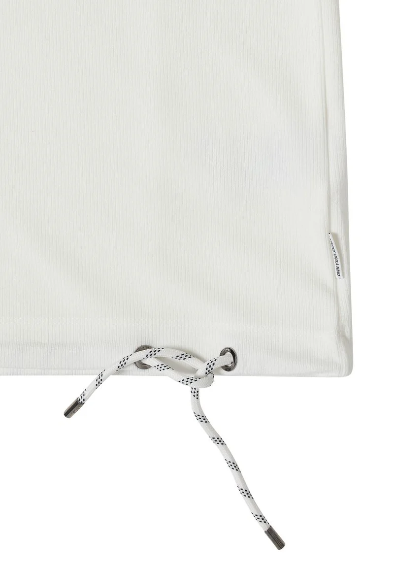 Langarm Shirt mit Rundhals und Tunnelzug